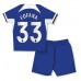 Chelsea Wesley Fofana #33 Babykleding Thuisshirt Kinderen 2023-24 Korte Mouwen (+ korte broeken)